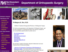 Tablet Screenshot of nwspine.org